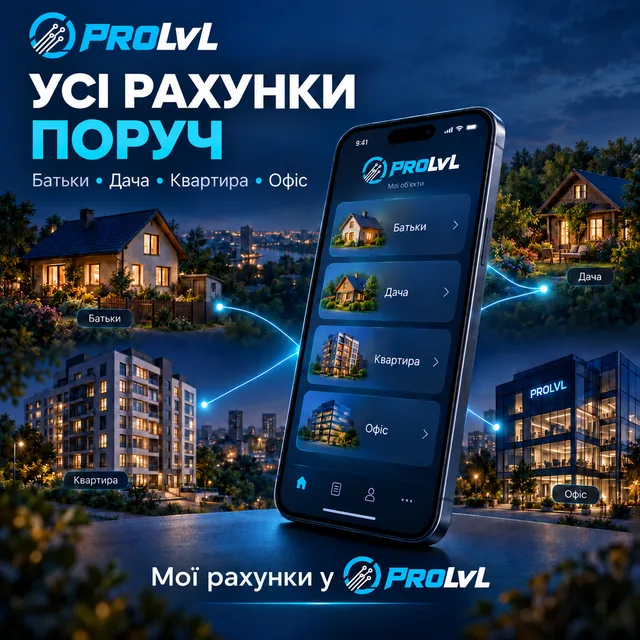 All accounts together with PROLVL: parents, holiday home, apartment and office